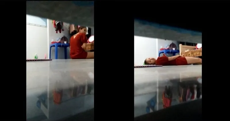 Quay lén ghệ móc lồn trong phòng